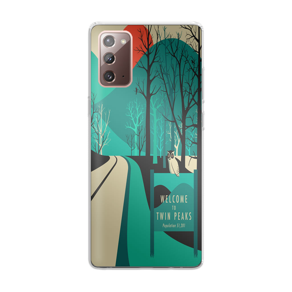 Welcome To Twin Peaks Galaxy Note 20 Case