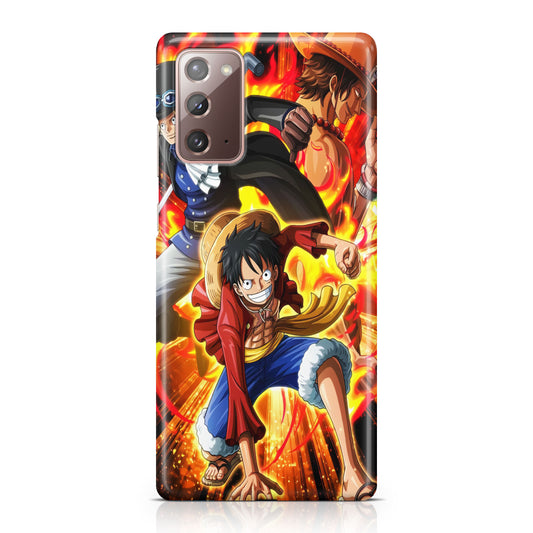 Ace Sabo Luffy Brotherhood Galaxy Note 20 Case