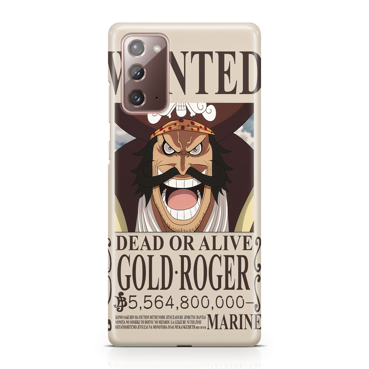Gold Roger Bounty Galaxy Note 20 Case
