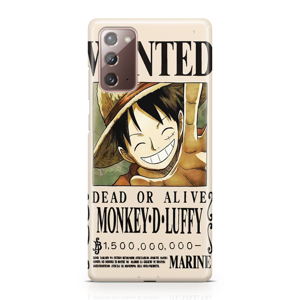 Monkey D Luffy Bounty Galaxy Note 20 Case