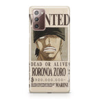 Roronoa Zoro Bounty Galaxy Note 20 Case