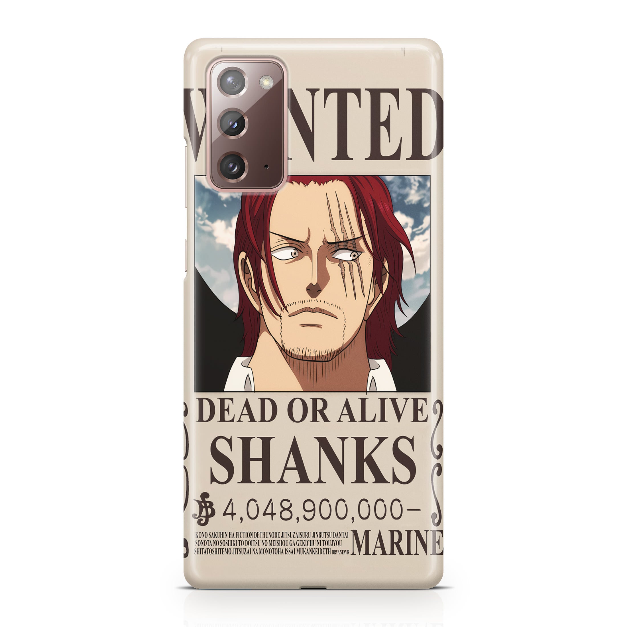 Shanks Bounty Galaxy Note 20 Case