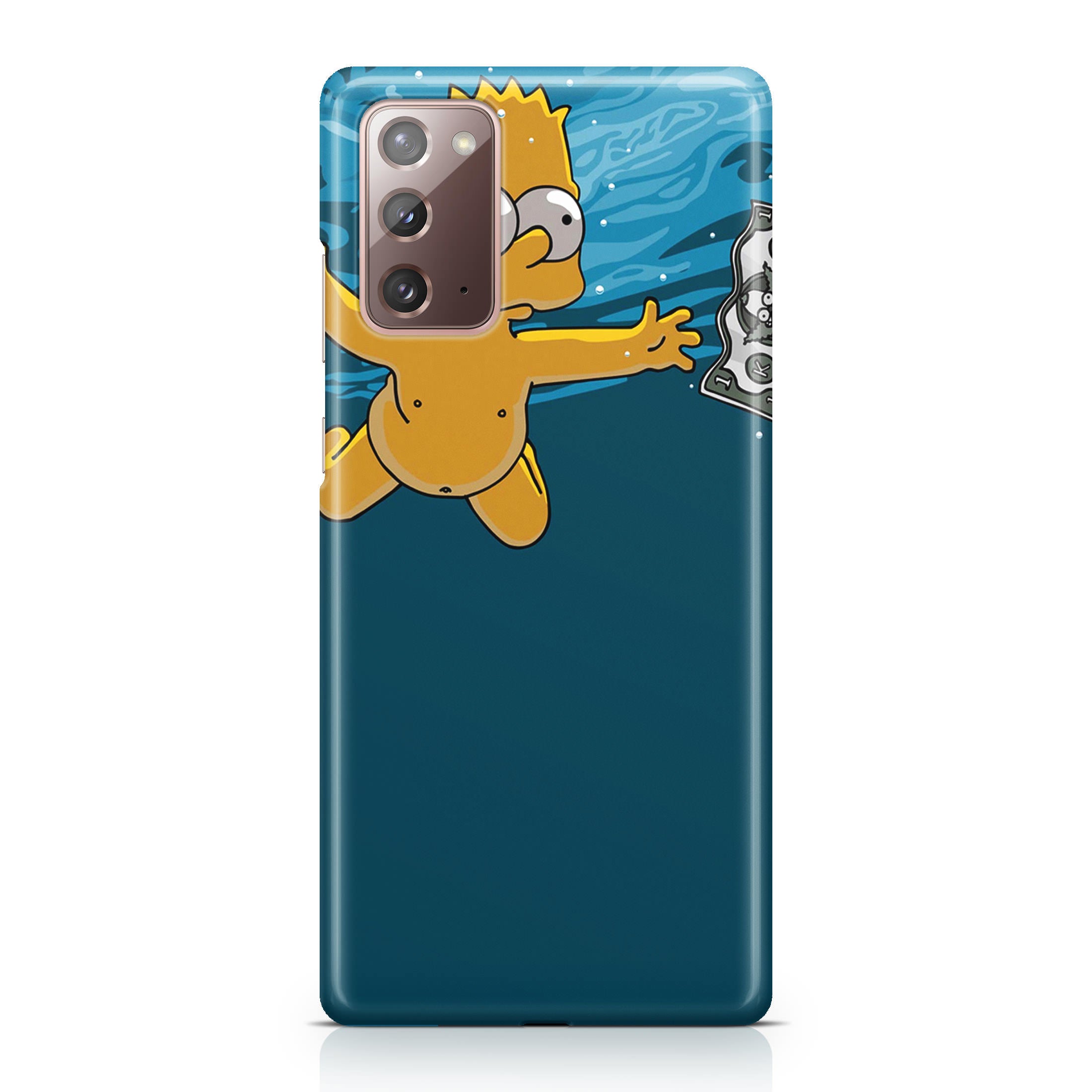 Bart Swimming For Money Galaxy Note 20 Case