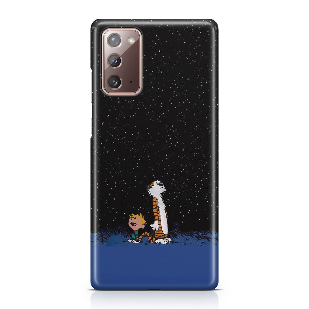 Calvin and Hobbes Space Galaxy Note 20 Case