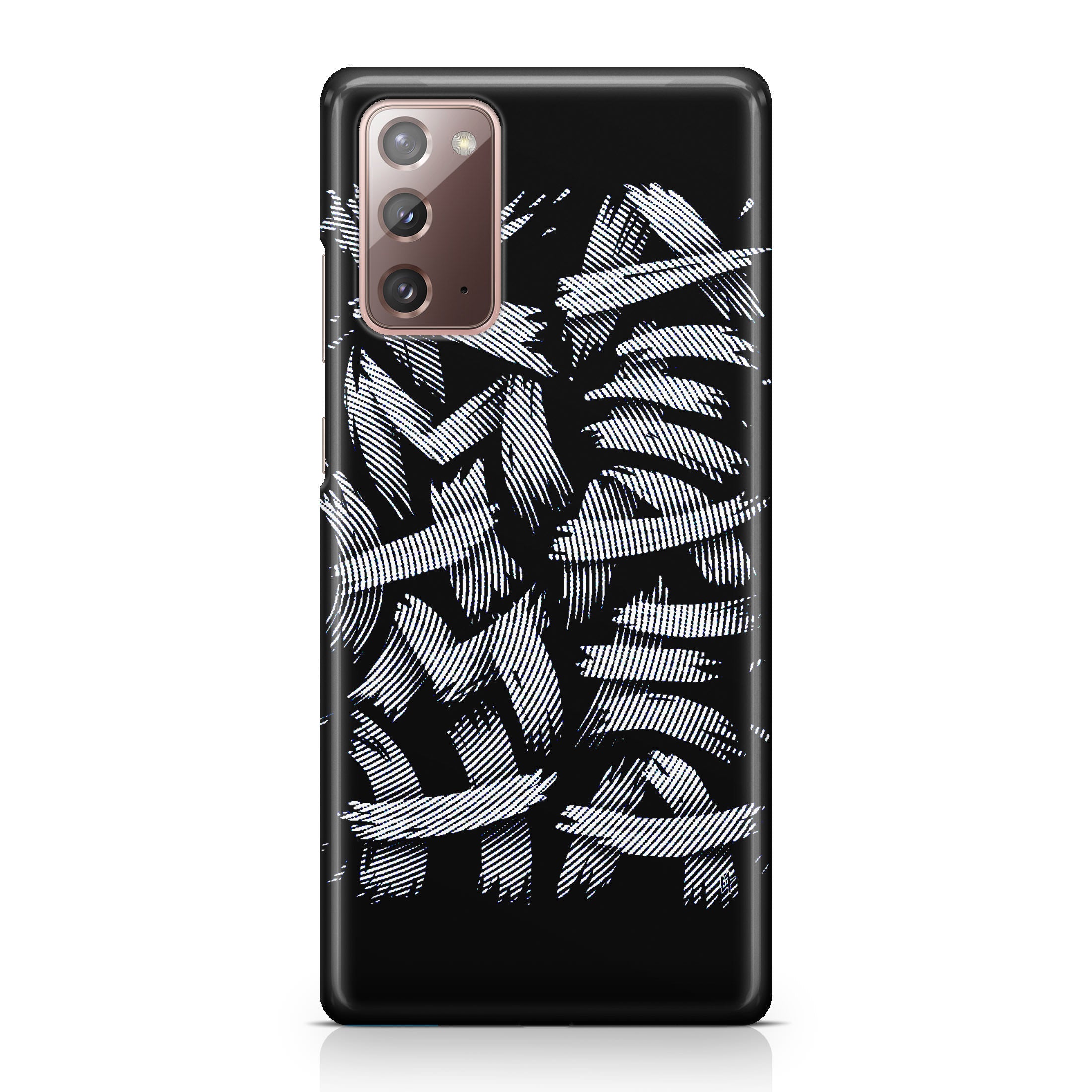 Dragon Ball Kamehameha Font Art Galaxy Note 20 Case