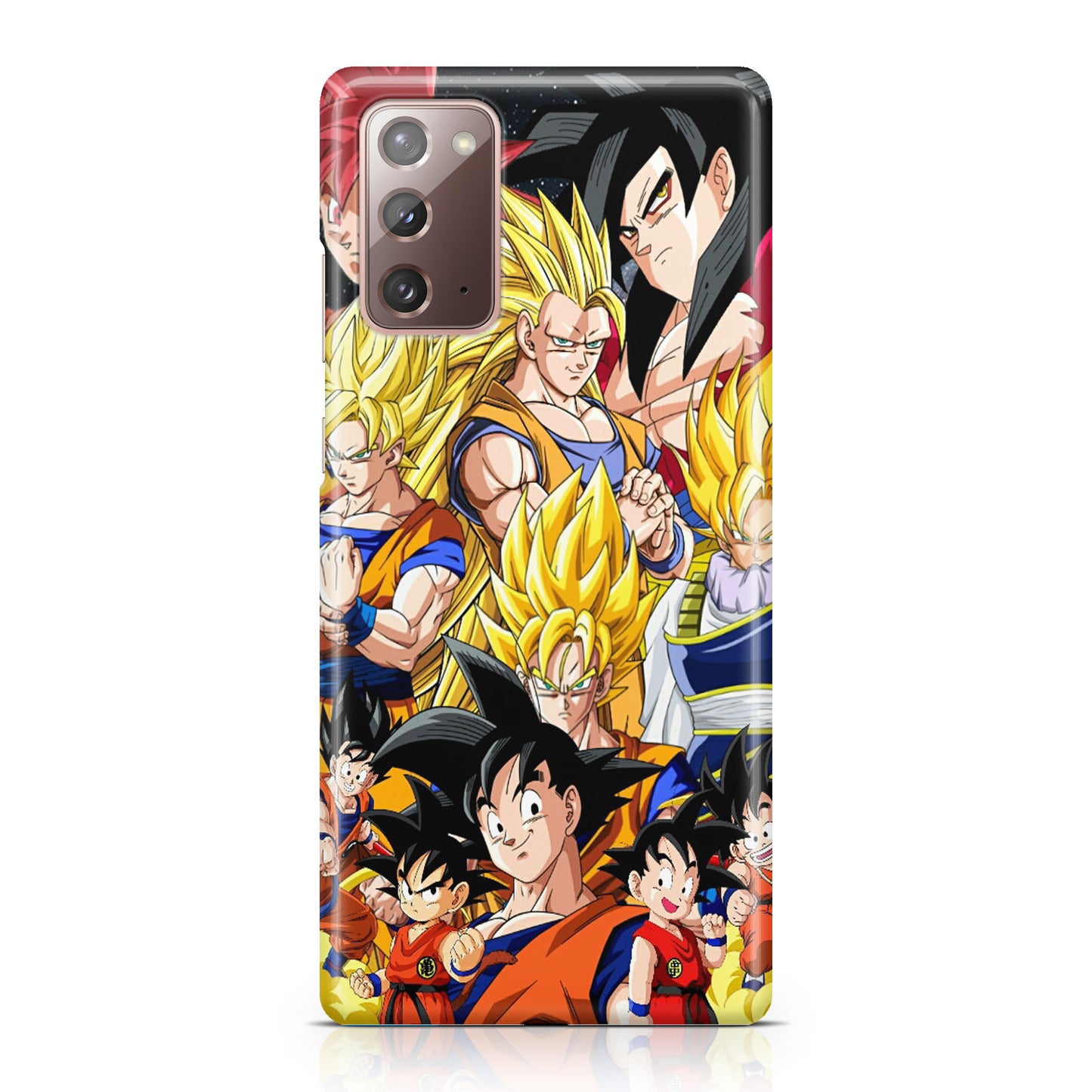 Dragon Ball Z Son Goku Transformation Galaxy Note 20 Case