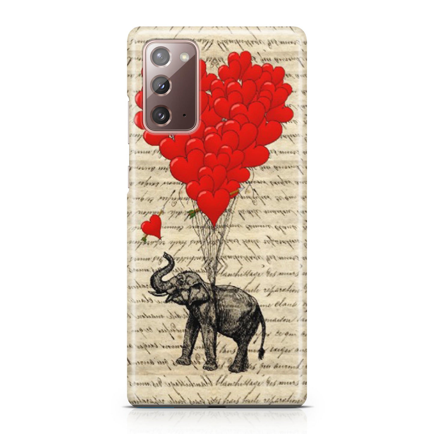 Elephant And Heart Galaxy Note 20 Case
