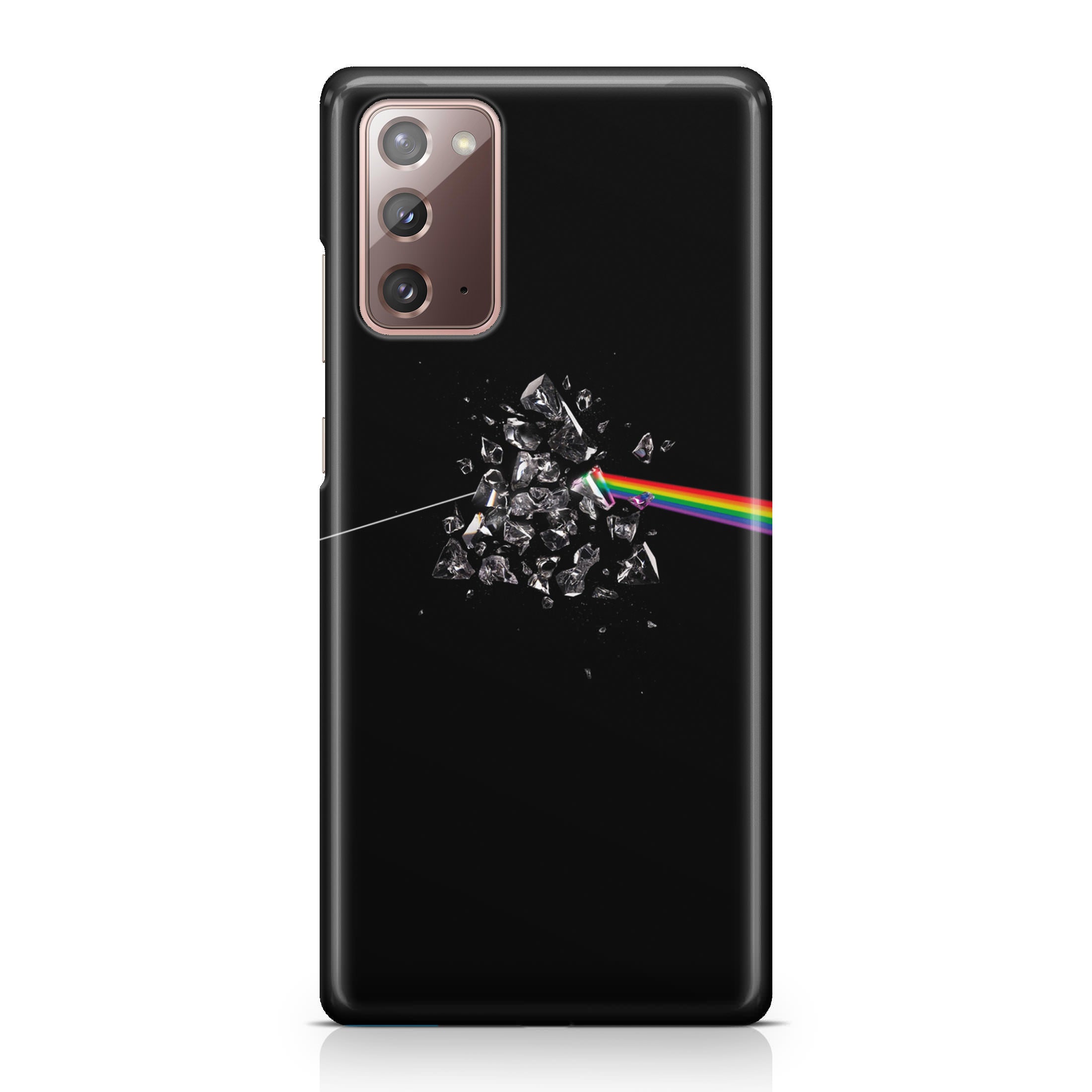 Glass Broken Light Refraction Galaxy Note 20 Case