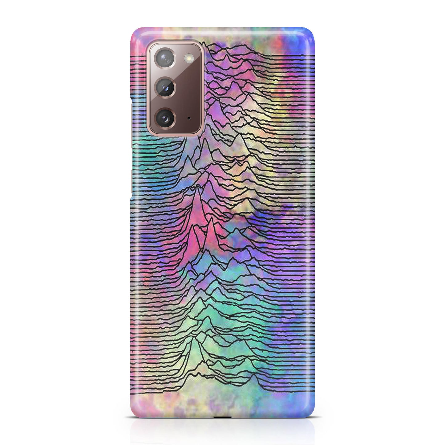 Joy Division Unknown Pleasures Colorful Galaxy Note 20 Case
