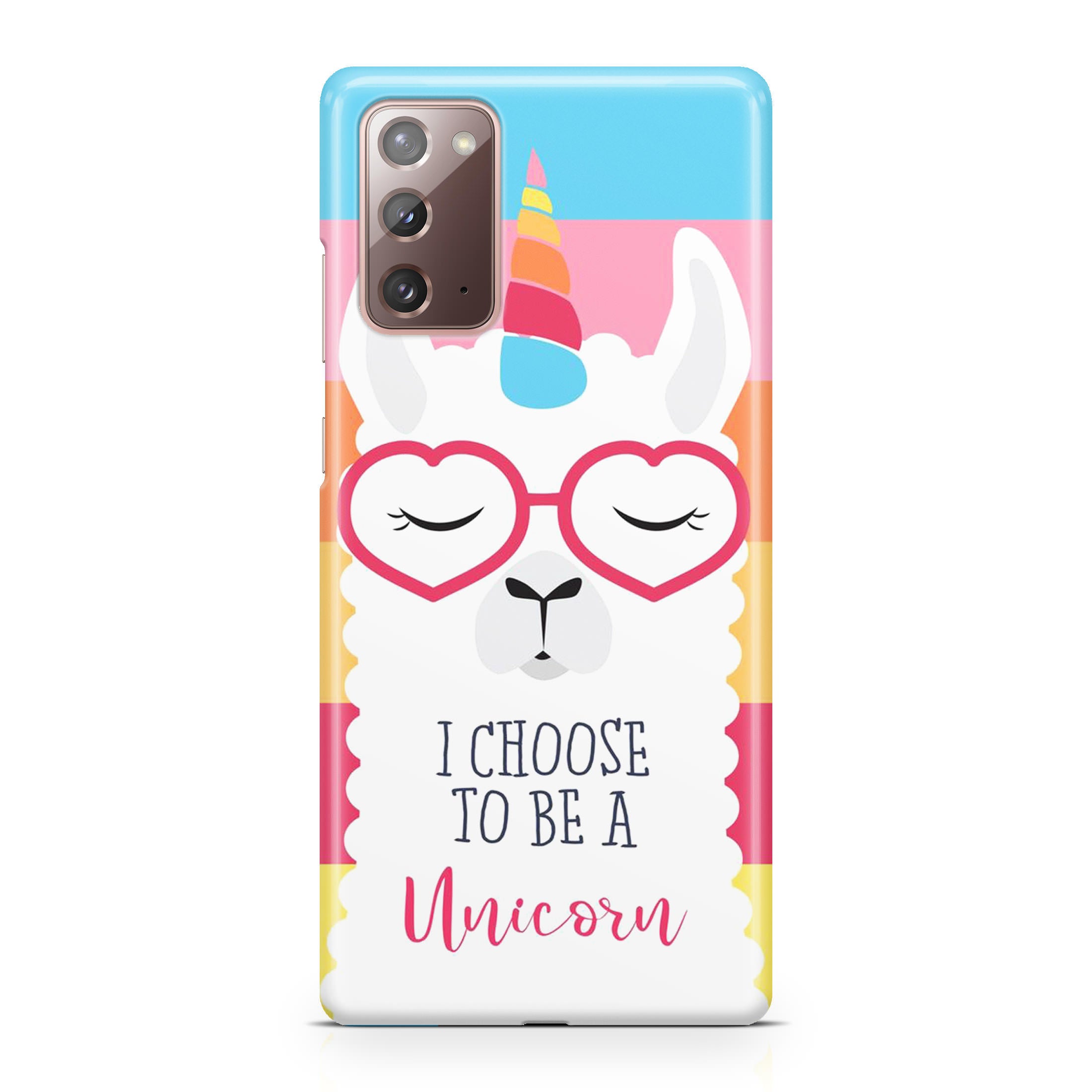 Llama Unicorn Galaxy Note 20 Case