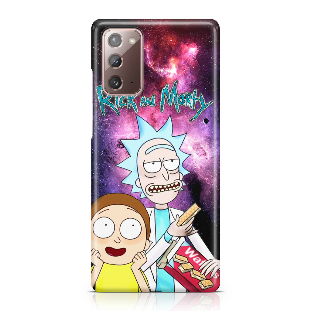 Rick And Morty Nebula Space Galaxy Note 20 Case