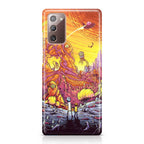 Rick And Morty Alien Planet Galaxy Note 20 Case