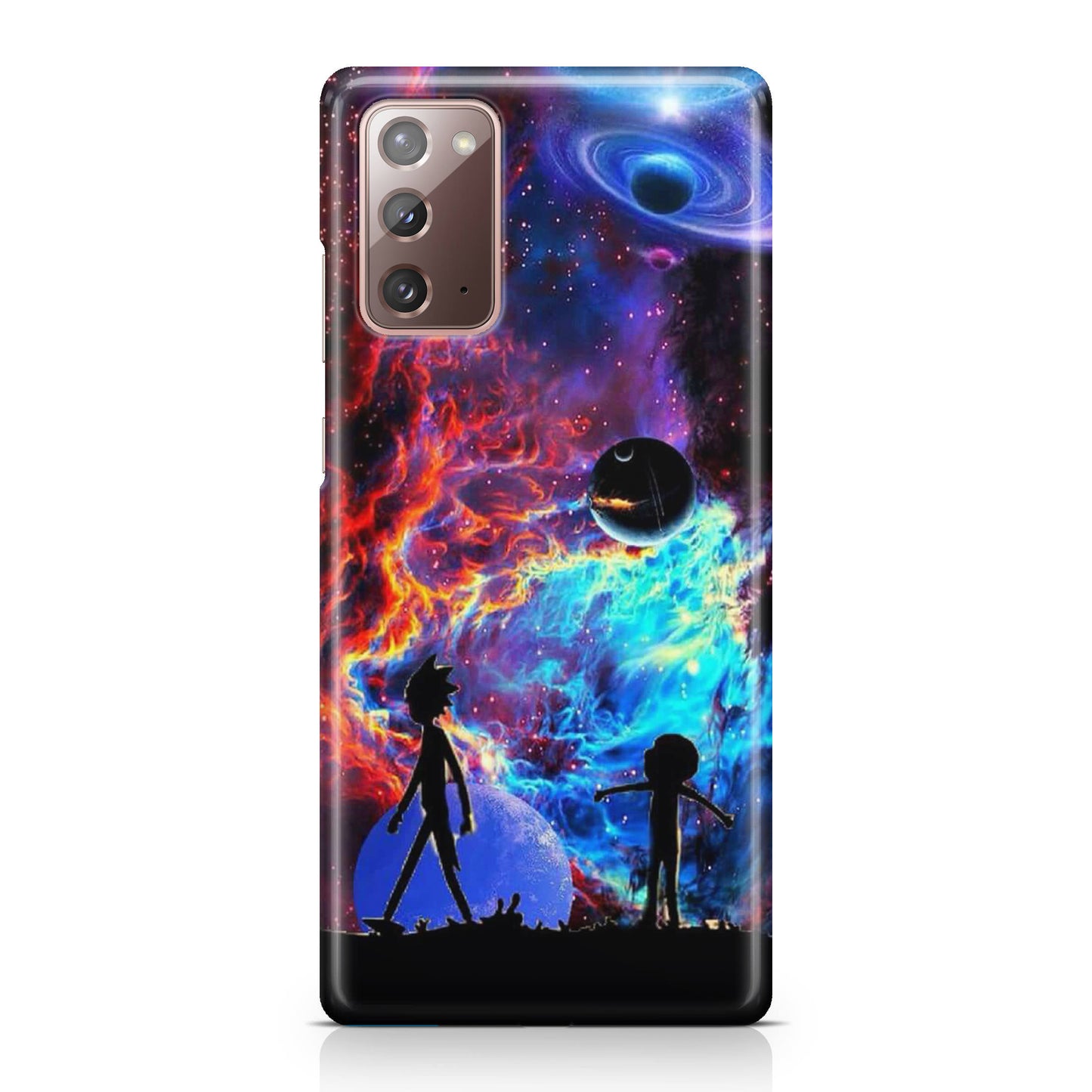 Rick And Morty Flat Galaxy Galaxy Note 20 Case