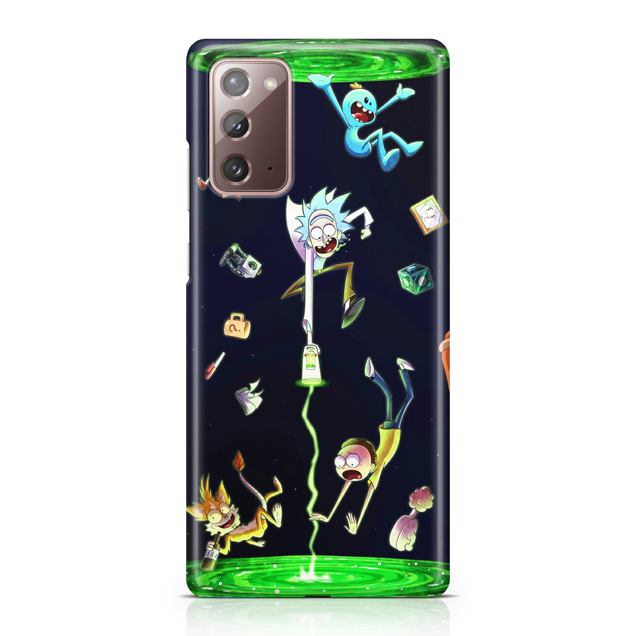 Rick And Morty Portal Fall Galaxy Note 20 Case