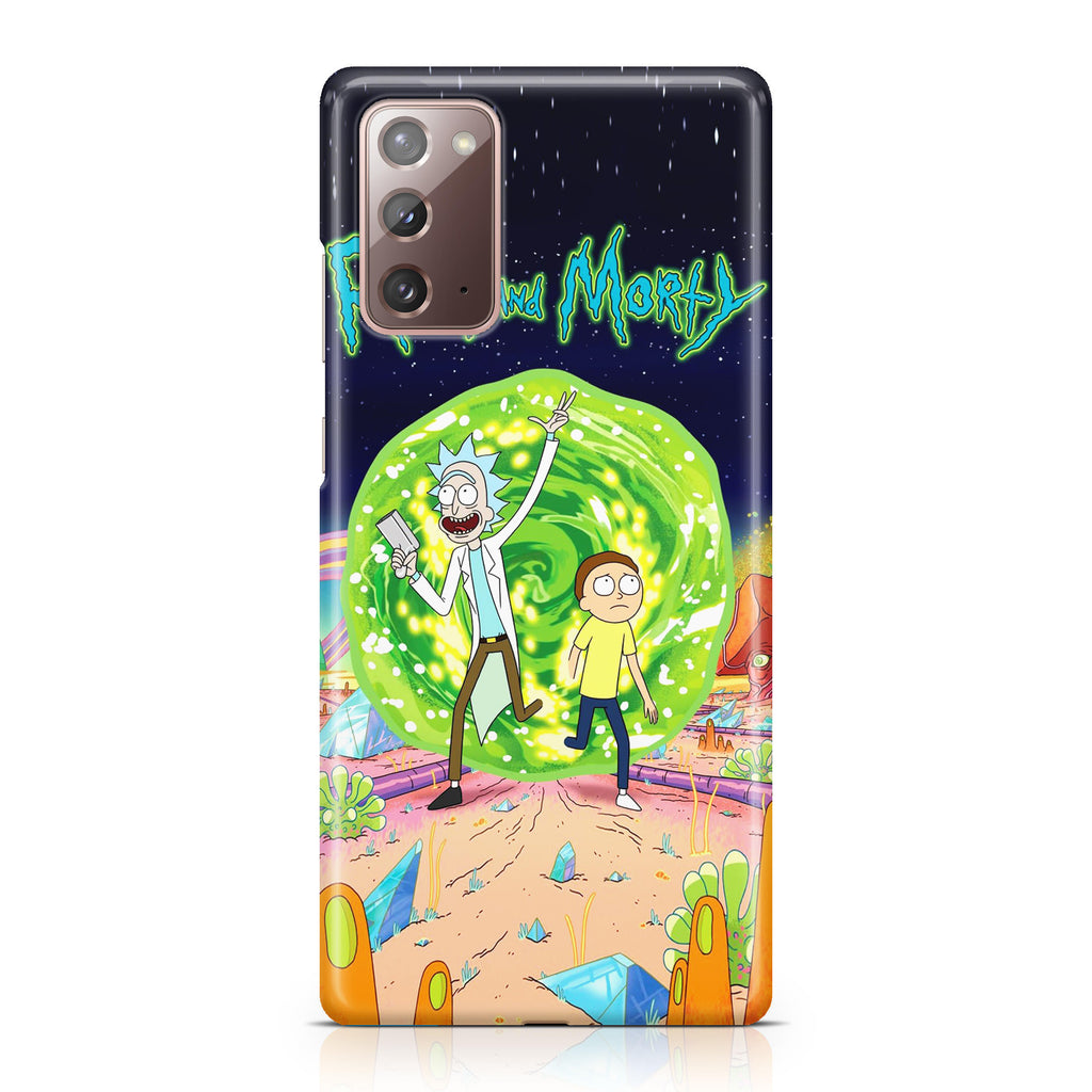 Rick And Morty Portal Gun Galaxy Note 20 Case