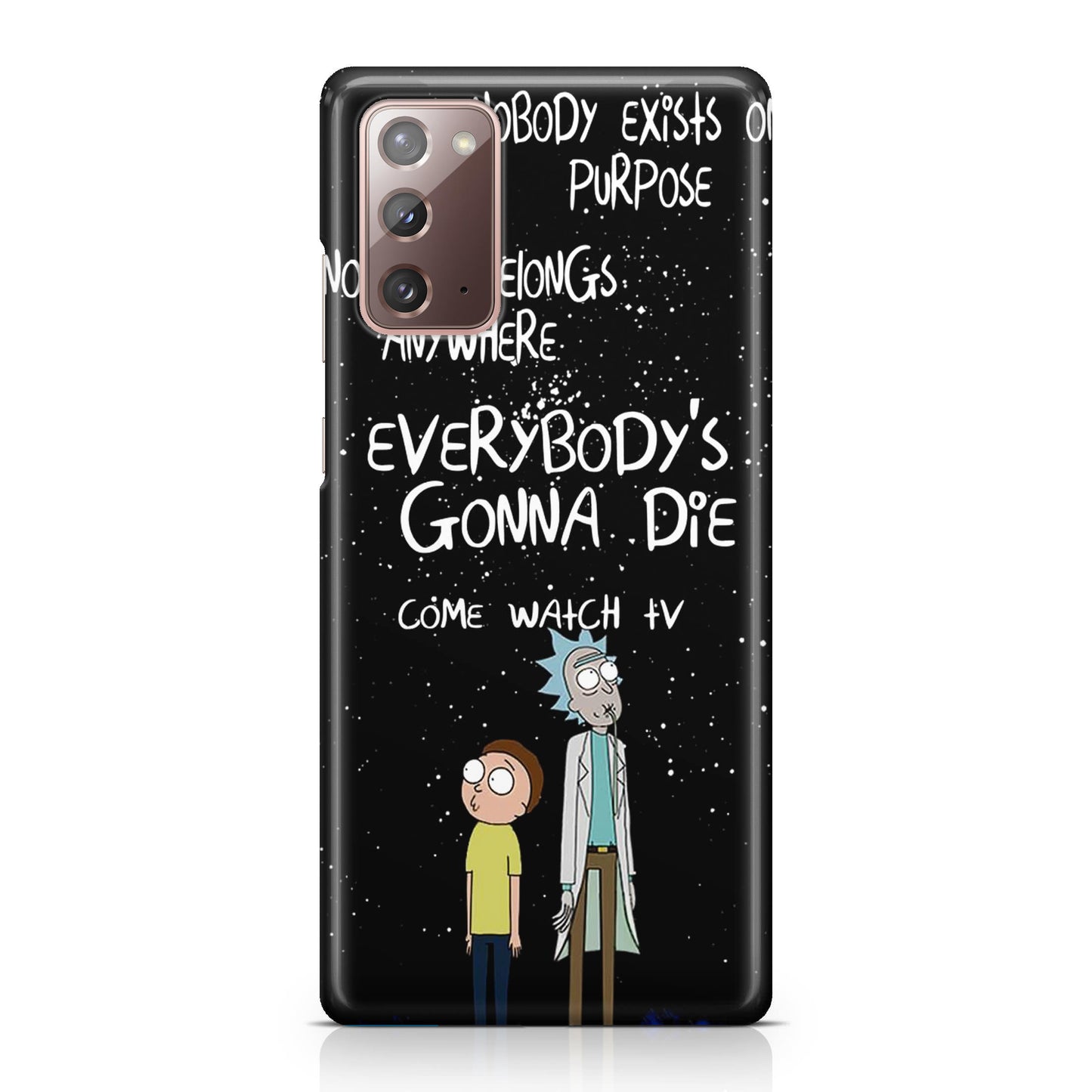 Rick And Morty Quotes Galaxy Note 20 Case