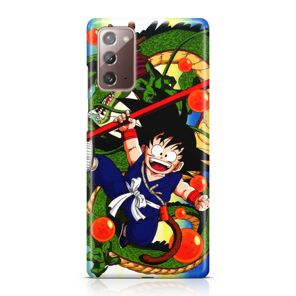 Shenlong And Little Goku Dragon Ball Galaxy Note 20 Case