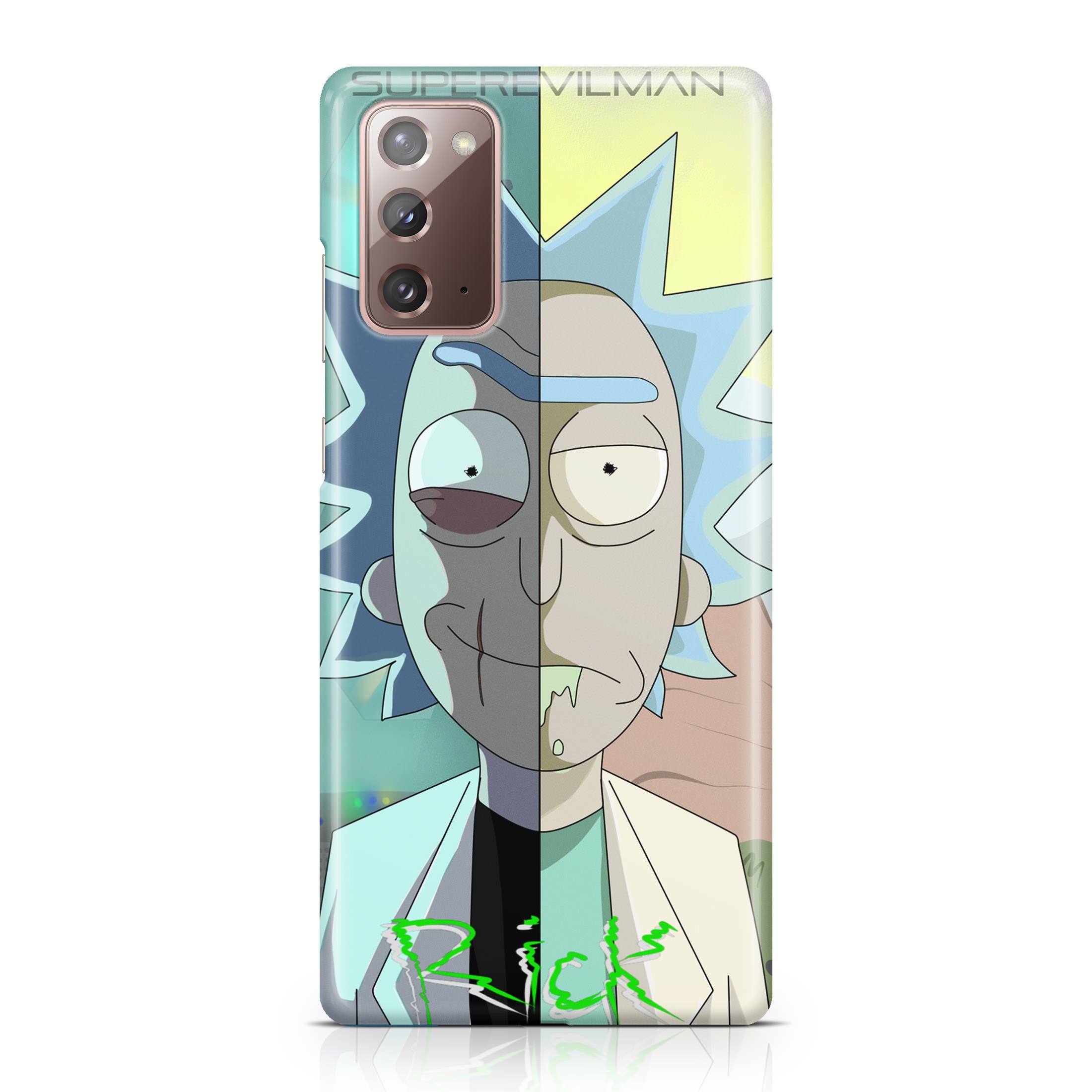 Super Evil Man Rick And Rick Galaxy Note 20 Case