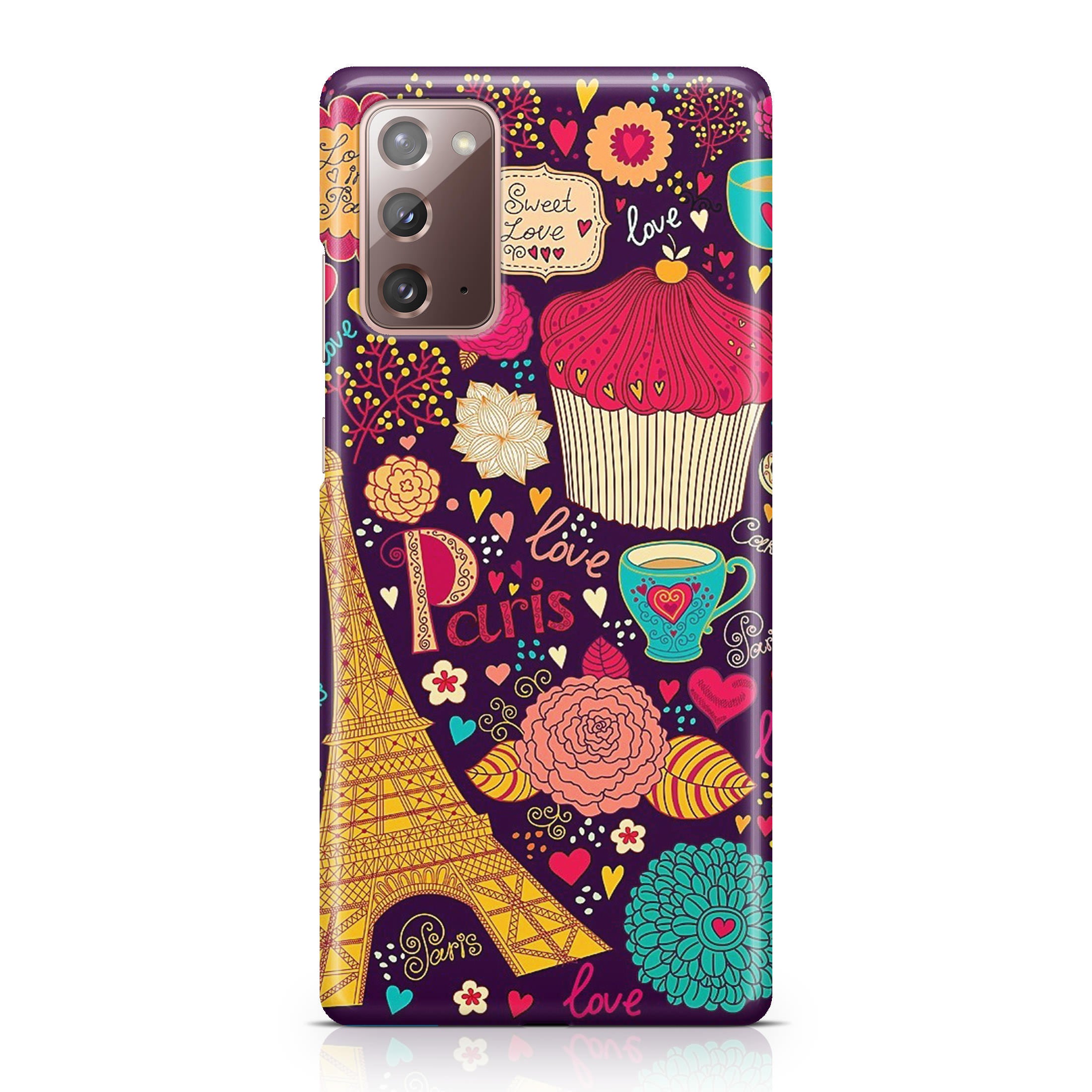 Vintage Love In Paris Galaxy Note 20 Case