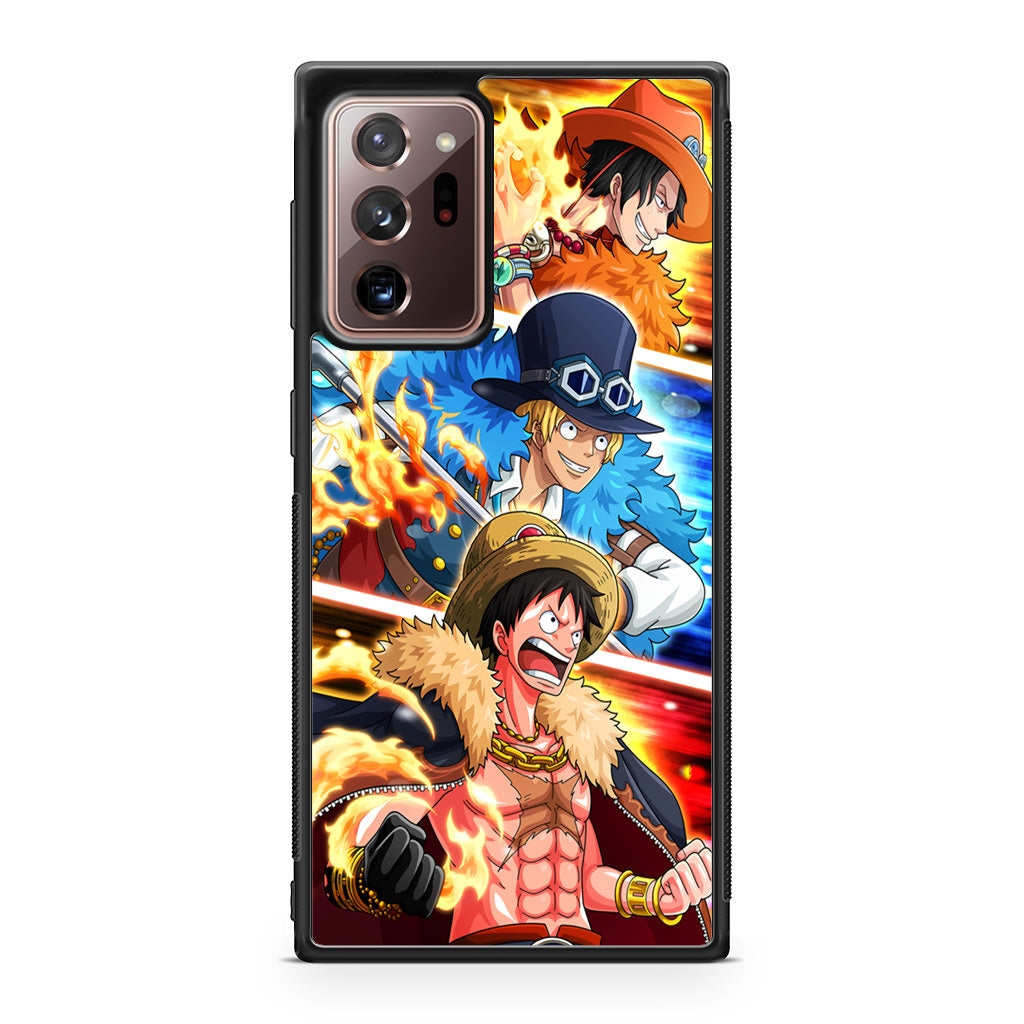 Ace Sabo Luffy Galaxy Note 20 Ultra Case