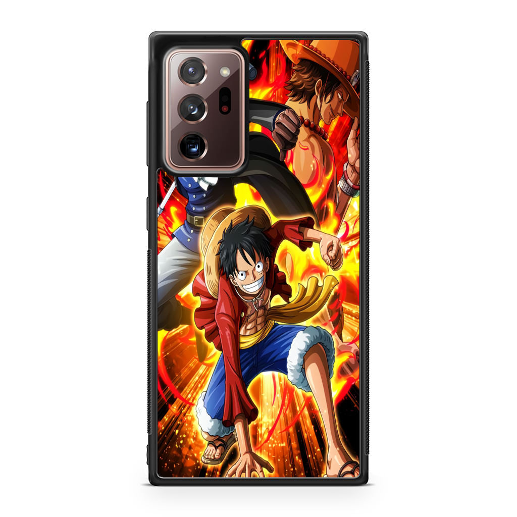 Ace Sabo Luffy Brotherhood Galaxy Note 20 Ultra Case