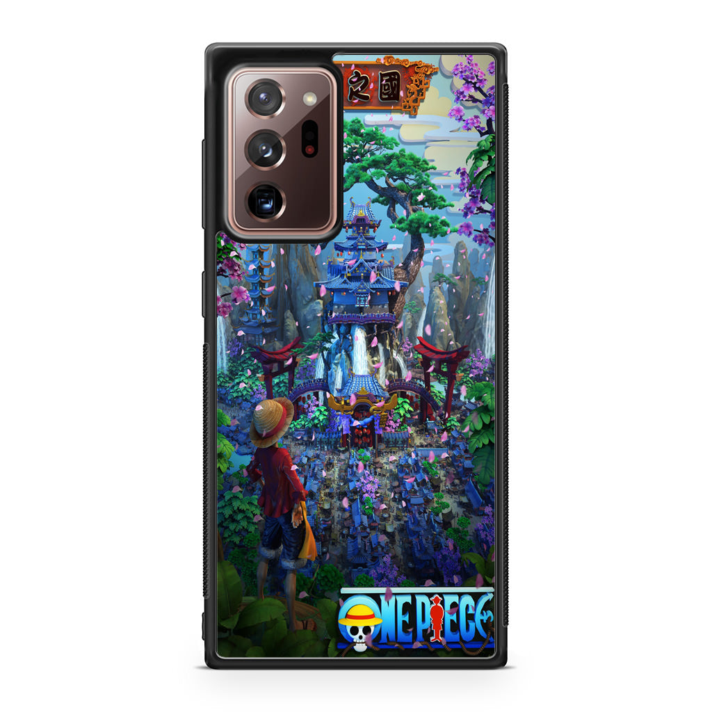 Flower Capital of Wano One Piece Galaxy Note 20 Ultra Case