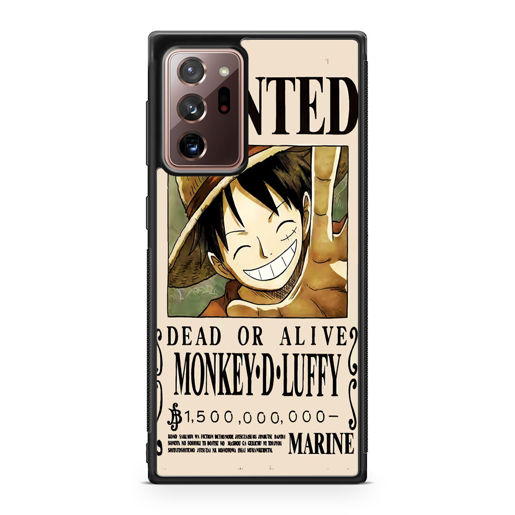 Monkey D Luffy Bounty Galaxy Note 20 Ultra Case