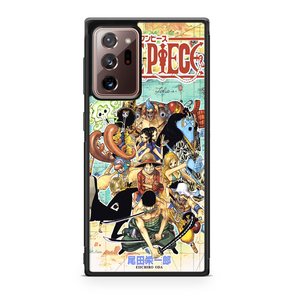 One Piece Comic Straw Hat Pirate Galaxy Note 20 Ultra Case