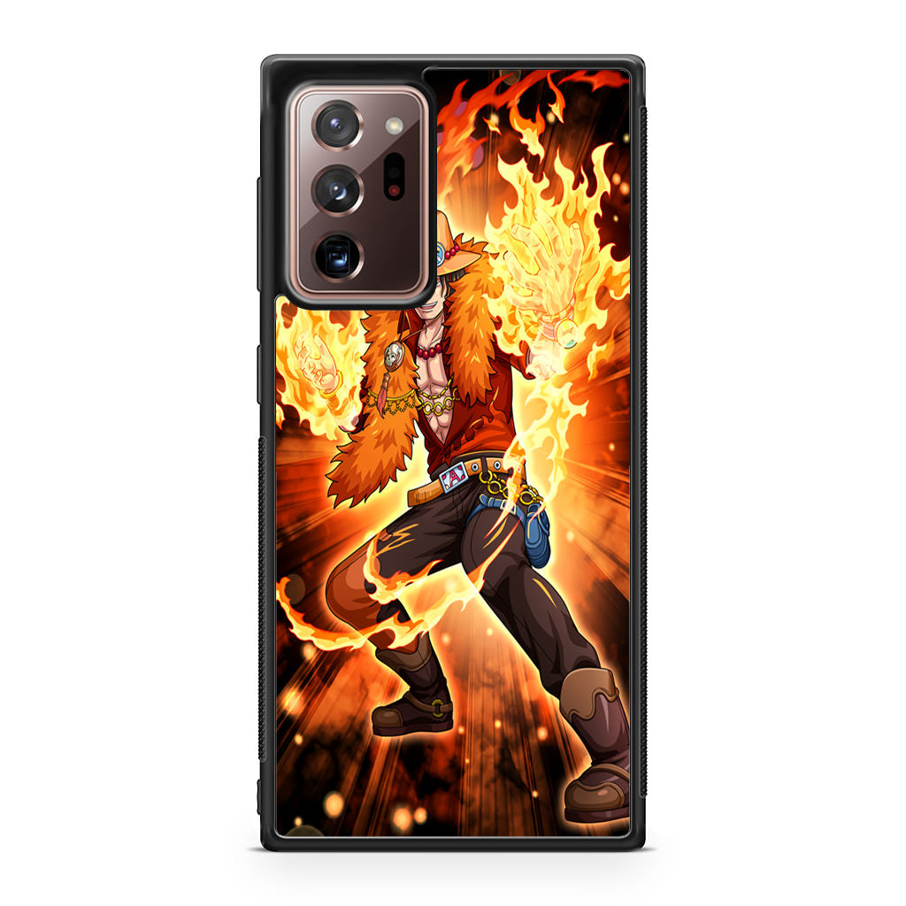 Portgas D Ace Fire Power Galaxy Note 20 Ultra Case