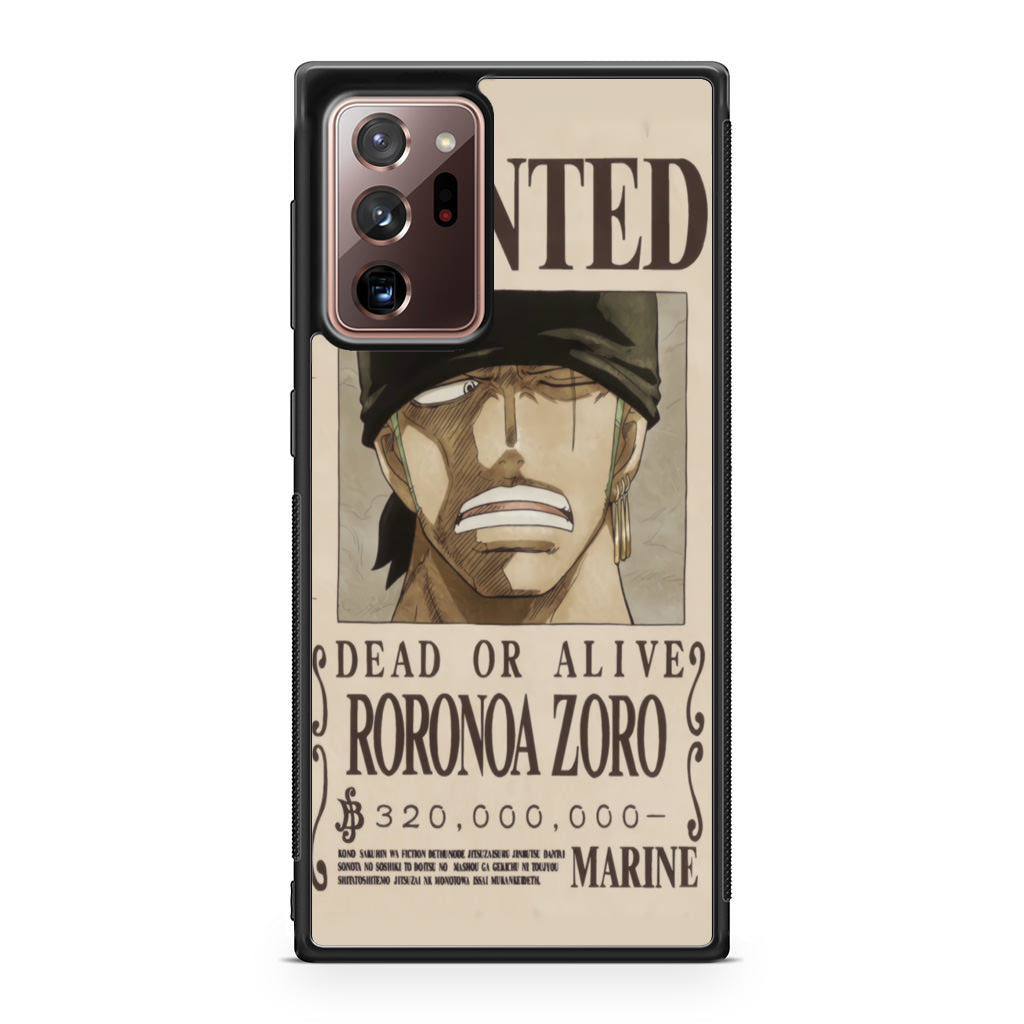Roronoa Zoro Bounty Galaxy Note 20 Ultra Case