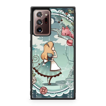 Alice And Cheshire Cat Poster Galaxy Note 20 Ultra Case