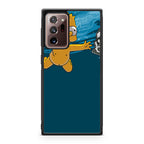 Bart Swimming For Money Galaxy Note 20 Ultra Case