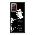 Bruce Lee Quotes Galaxy Note 20 Ultra Case