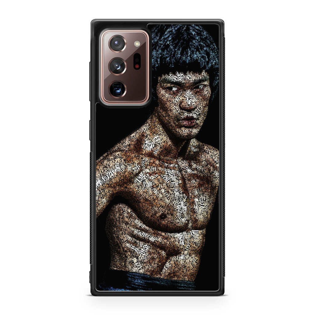 Bruce Lee Typograph Galaxy Note 20 Ultra Case