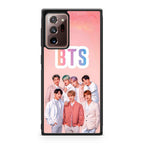 BTS Member in Pink Galaxy Note 20 Ultra Case