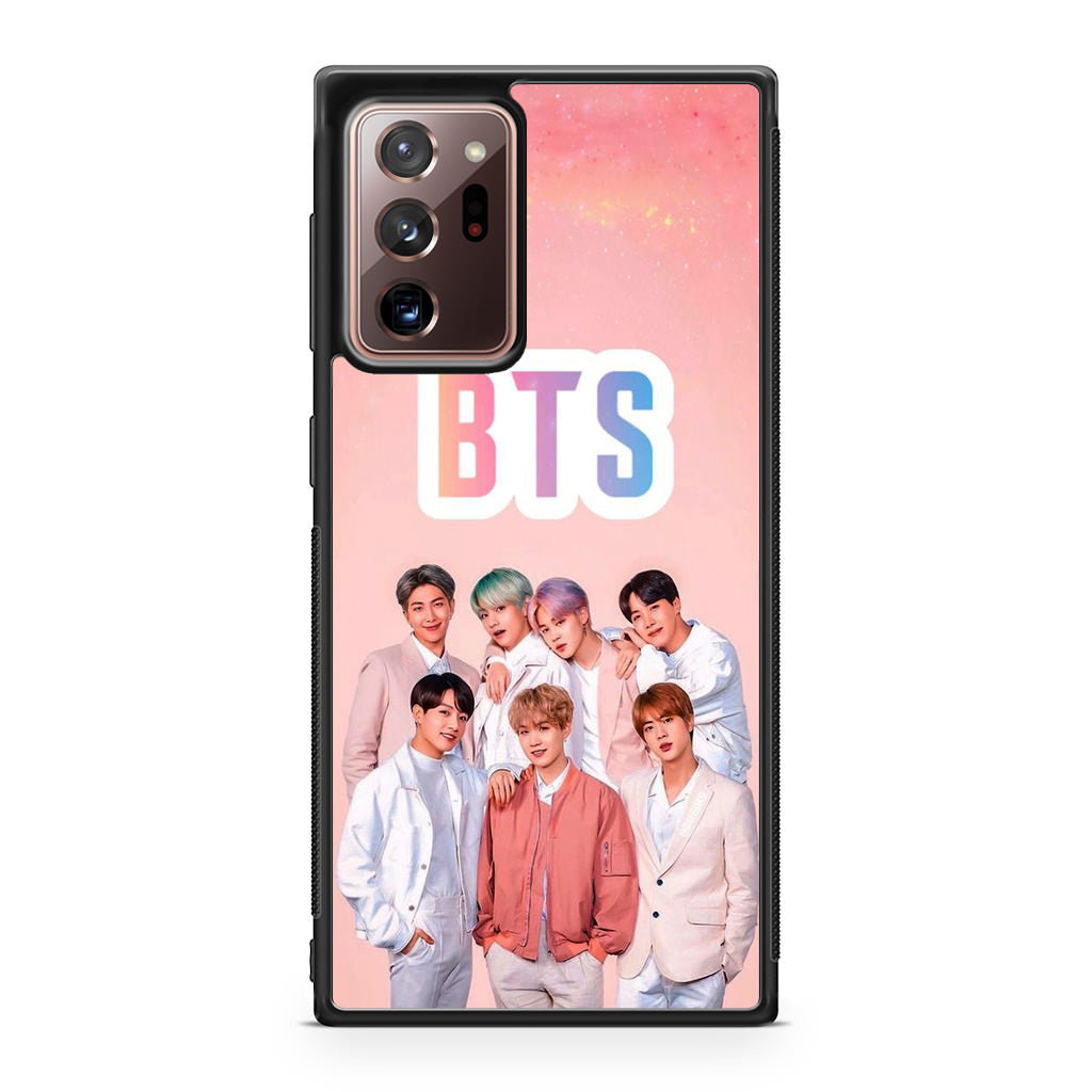 BTS Member in Pink Galaxy Note 20 Ultra Case