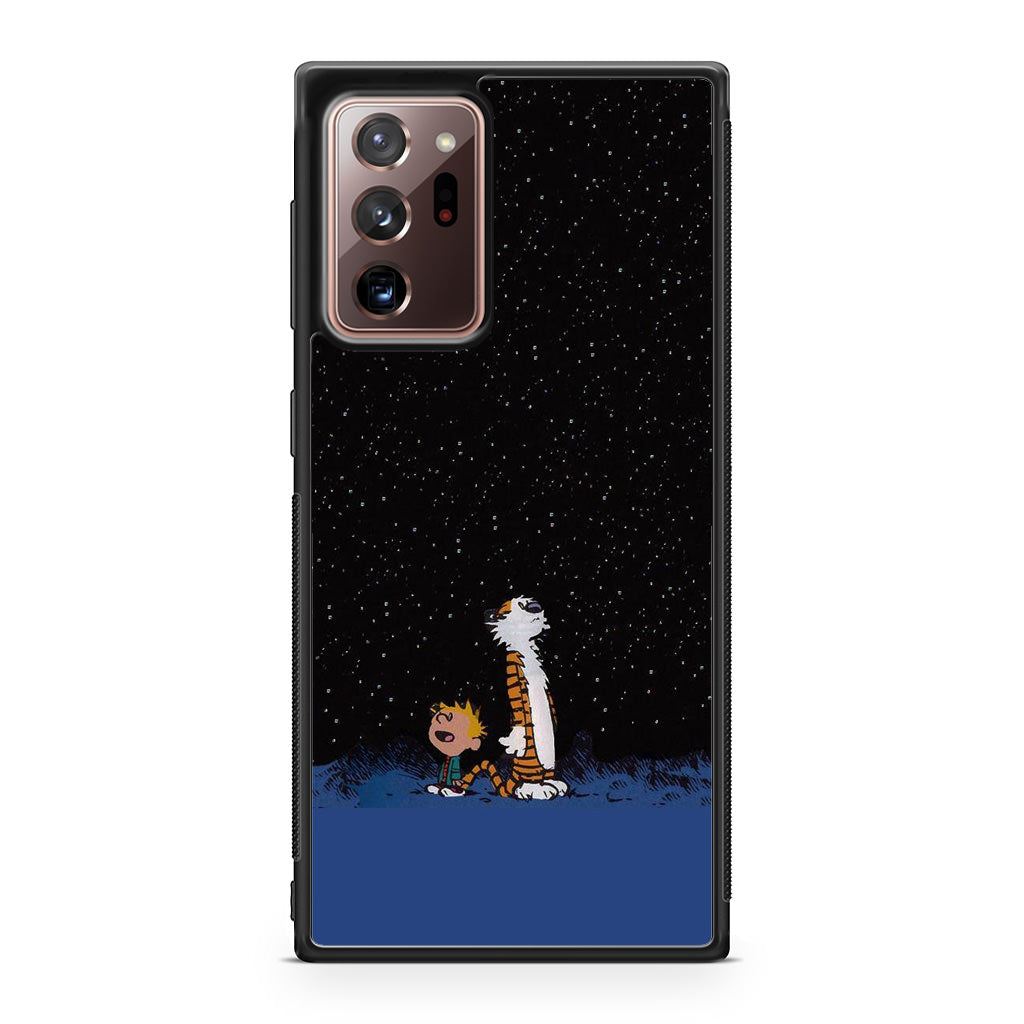 Calvin and Hobbes Space Galaxy Note 20 Ultra Case