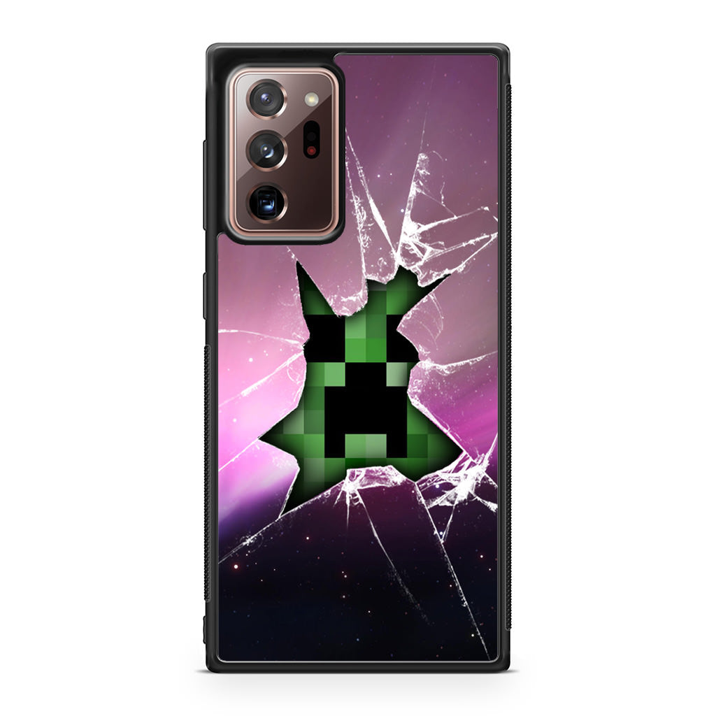 Creeper Glass Broken Violet Galaxy Note 20 Ultra Case