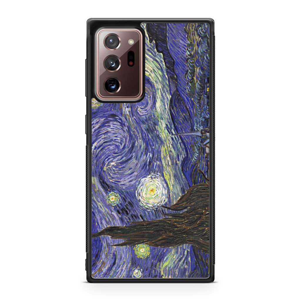 Dr Who Tardis In Van Gogh Starry Night Galaxy Note 20 Ultra Case
