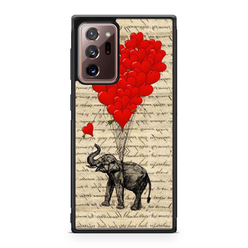 Elephant And Heart Galaxy Note 20 Ultra Case