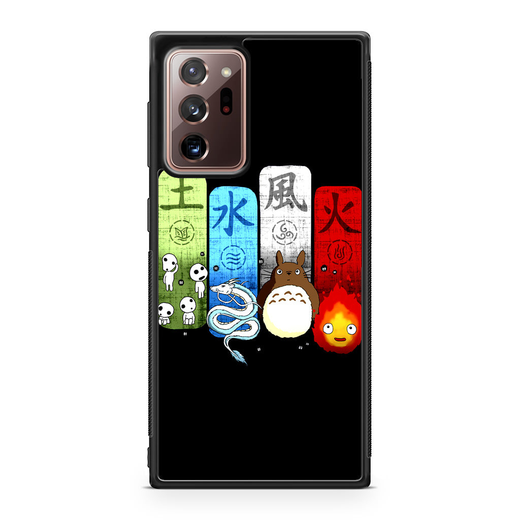 Ghibli Elemental Charms Galaxy Note 20 Ultra Case