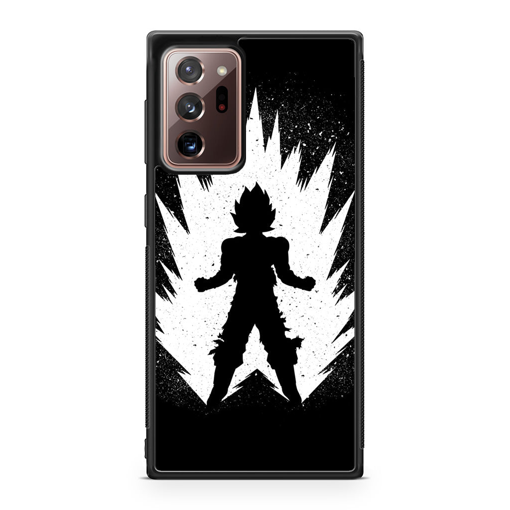 Goku Super Saiyan Black White Galaxy Note 20 Ultra Case