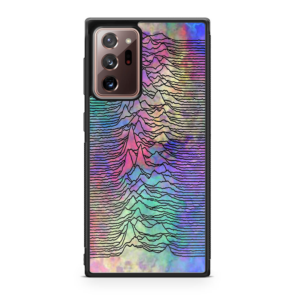 Joy Division Unknown Pleasures Colorful Galaxy Note 20 Ultra Case
