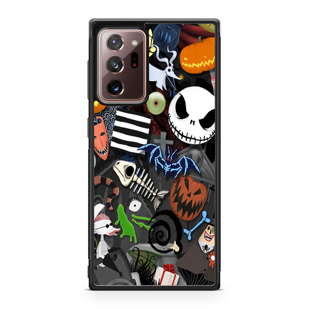 Nightmare Before Chrismast Collage Galaxy Note 20 Ultra Case