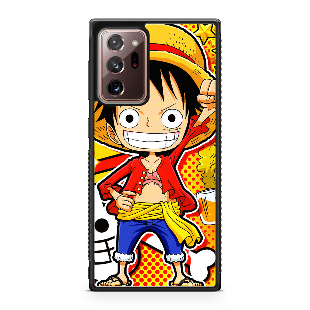 One Piece Cute Luffy Galaxy Note 20 Ultra Case