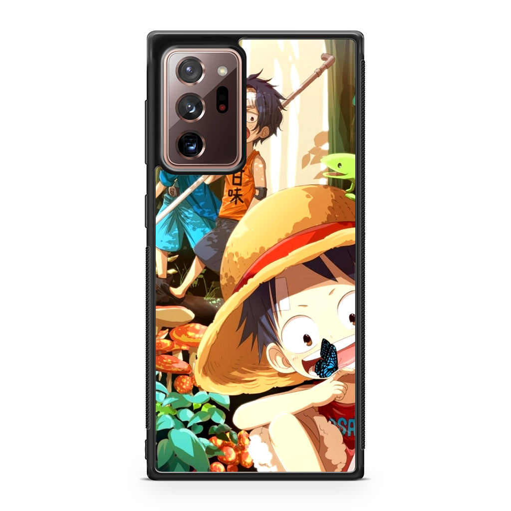 One Piece Little Sabo Ace Luffy Cute Galaxy Note 20 Ultra Case