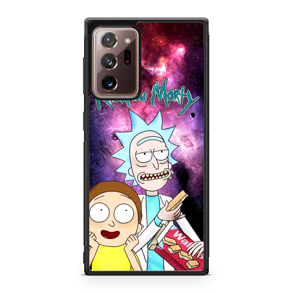 Rick And Morty Nebula Space Galaxy Note 20 Ultra Case