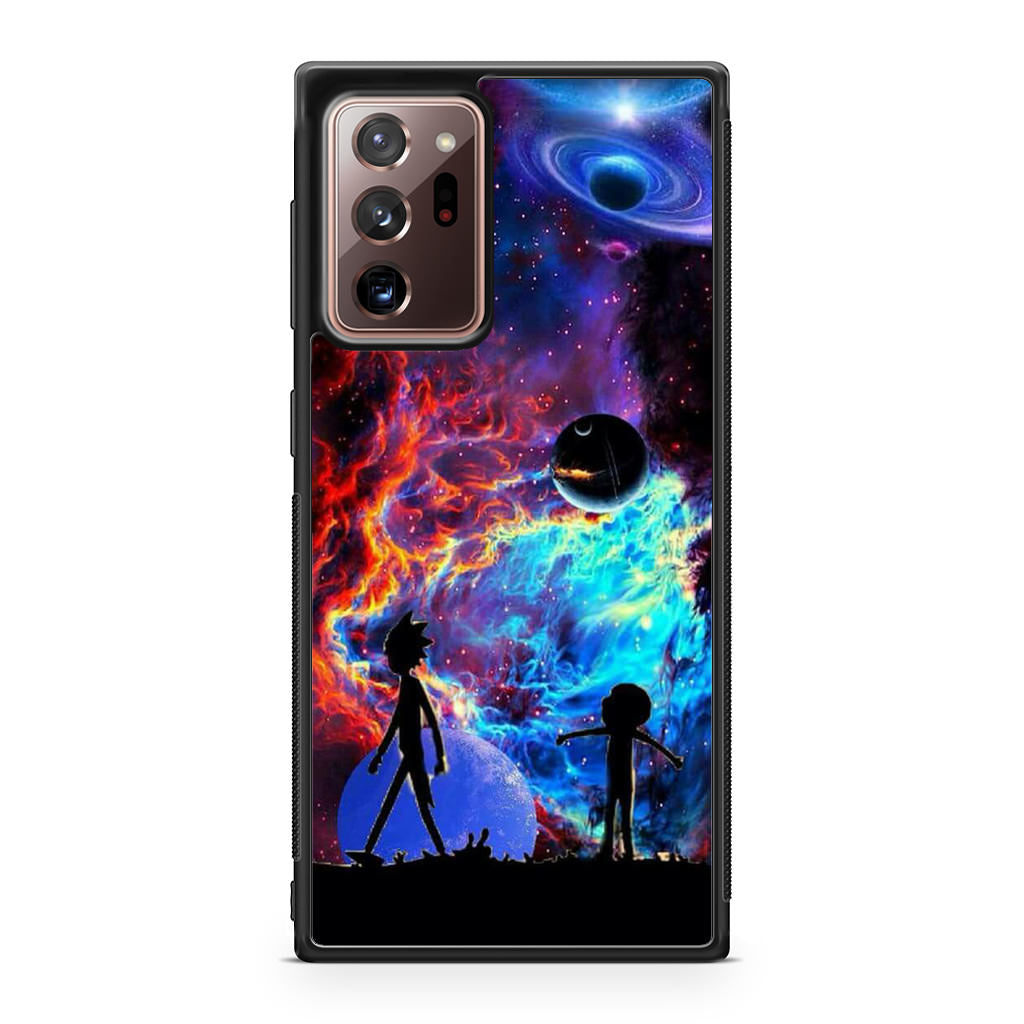 Rick And Morty Flat Galaxy Galaxy Note 20 Ultra Case