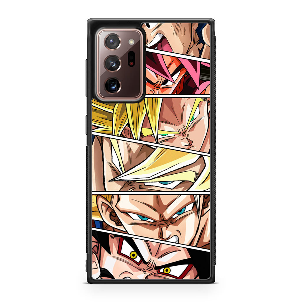 Son Goku Forms Galaxy Note 20 Ultra Case
