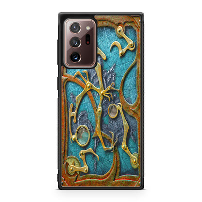 Steampunk Book Cover Galaxy Note 20 Ultra Case